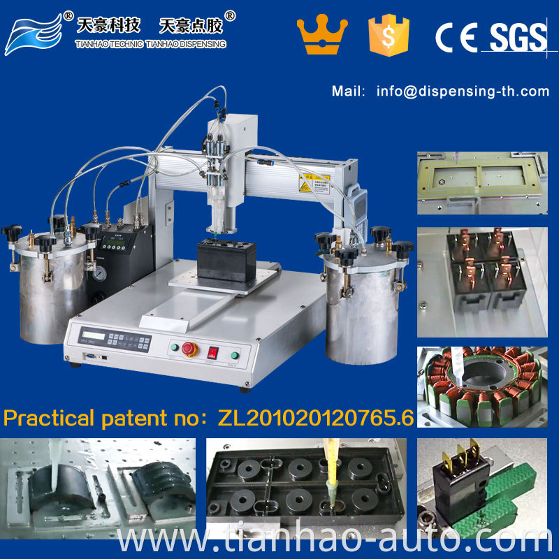 Automatic epoxy resin dispensing equipment with cleaning TH-2004D-2004AB2